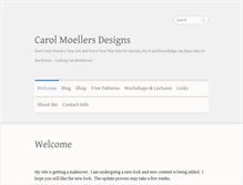 Tablet Screenshot of carolmoellersdesigns.com